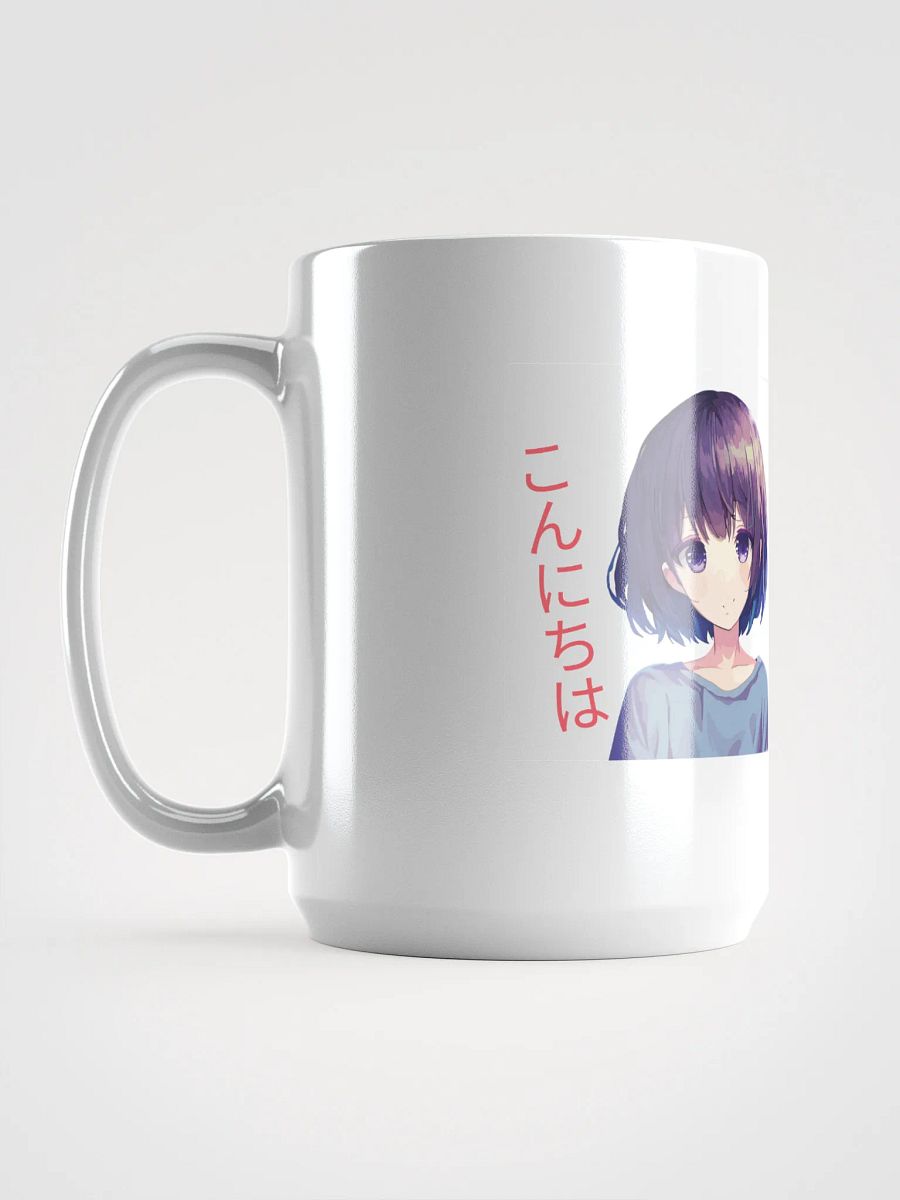 Kawaii Anime Girl Ceramic Mug - Japanese Aesthetic Coffee & Tea Cup product image (6)