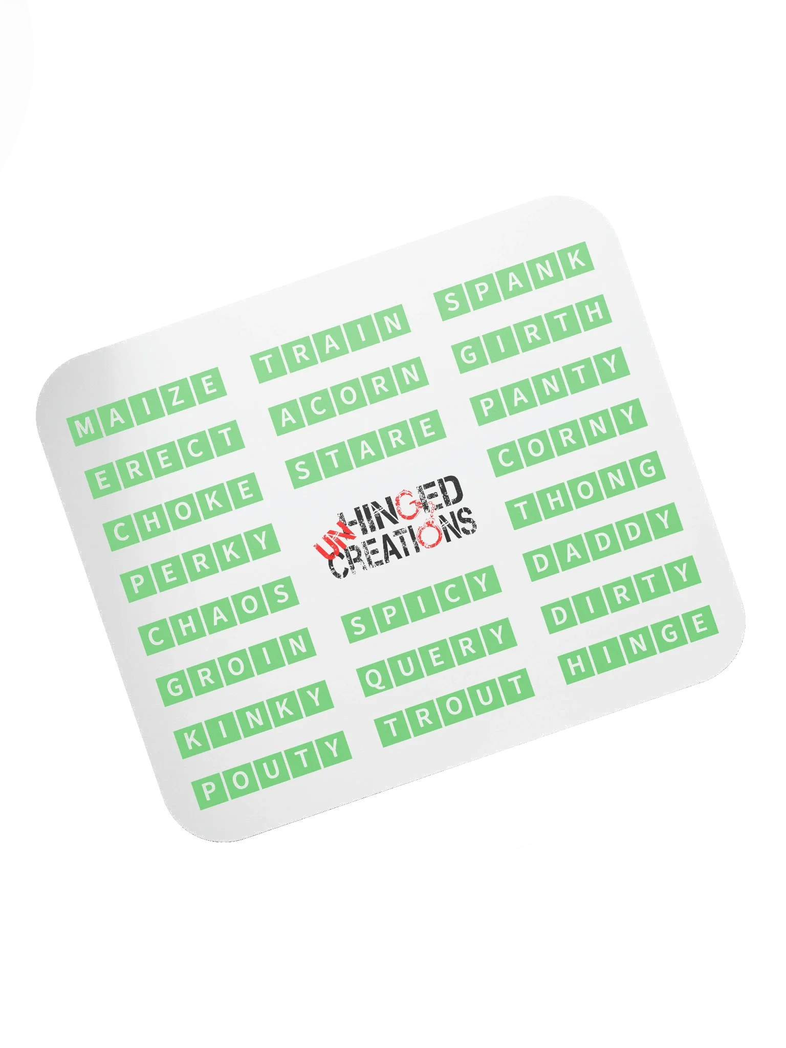 Multi Word Mousepad - White product image (7)