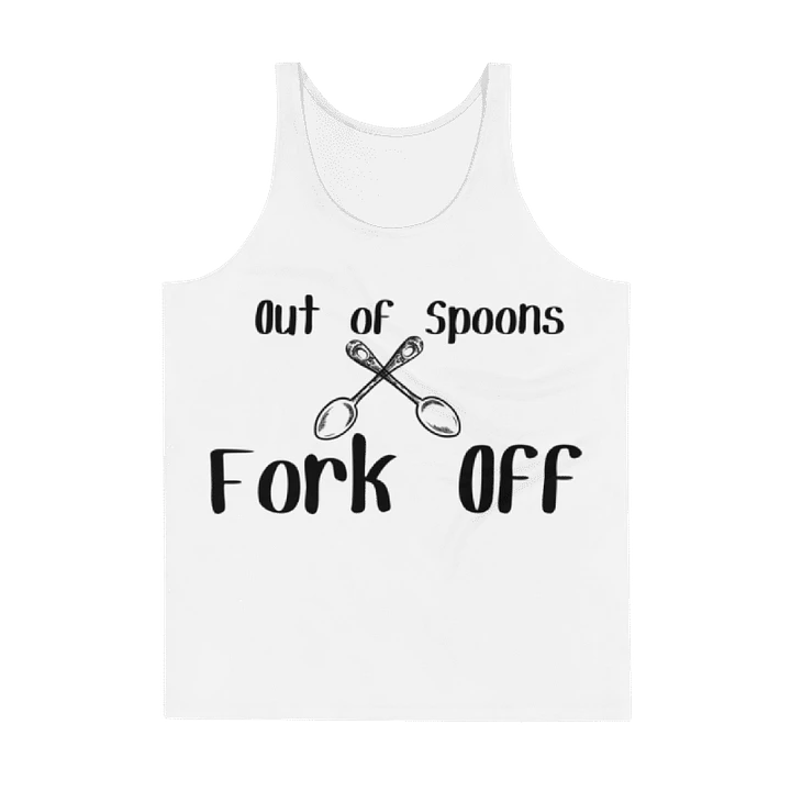 Out of Spoons, Fork Off Tank Top (Men's) product image (1)