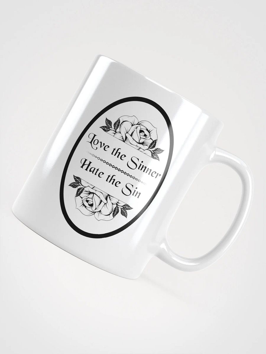 Symmetrical Tattoo Sin Sinner Design Coffee Mug product image (7)
