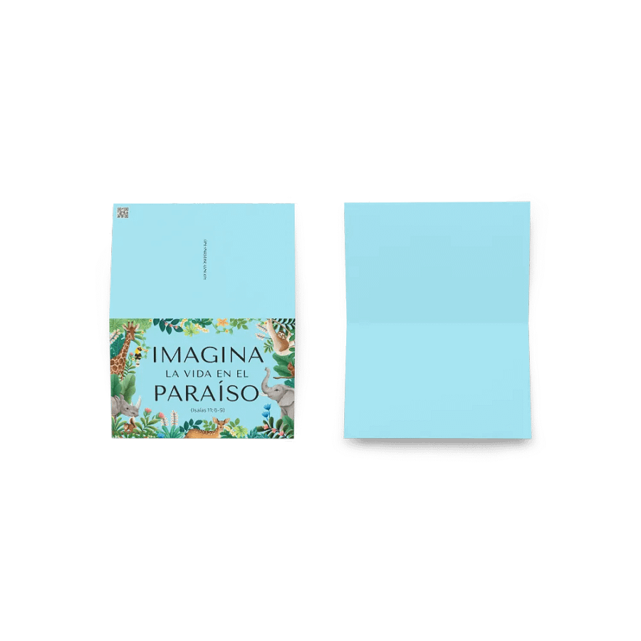 'Imagina la Vida en el Paraíso' Greeting Card product image (9)