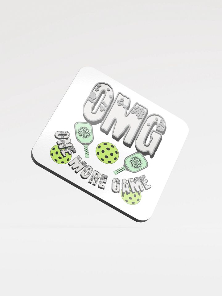OMG One More Game Pickleball Block Madness Coasters product image (2)