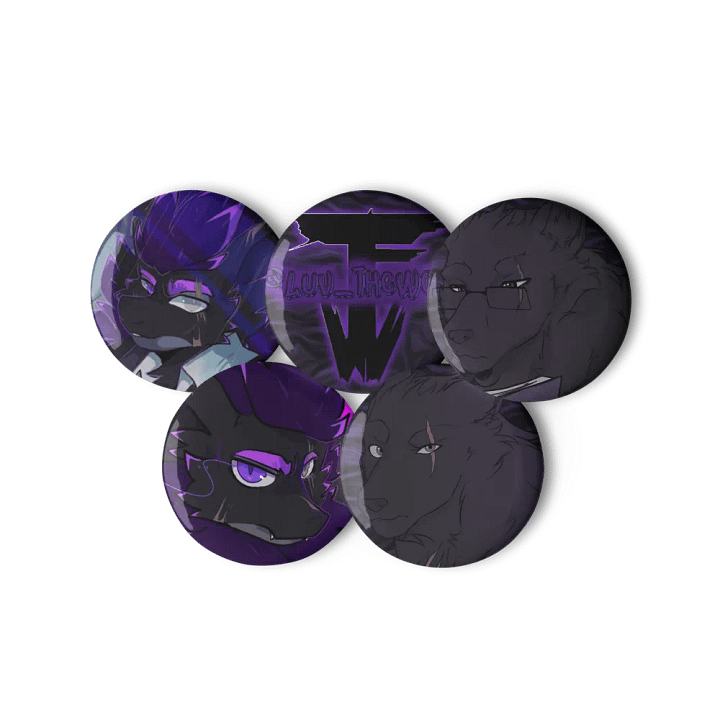 The Wolf's Launch Pin Button Set! product image (2)