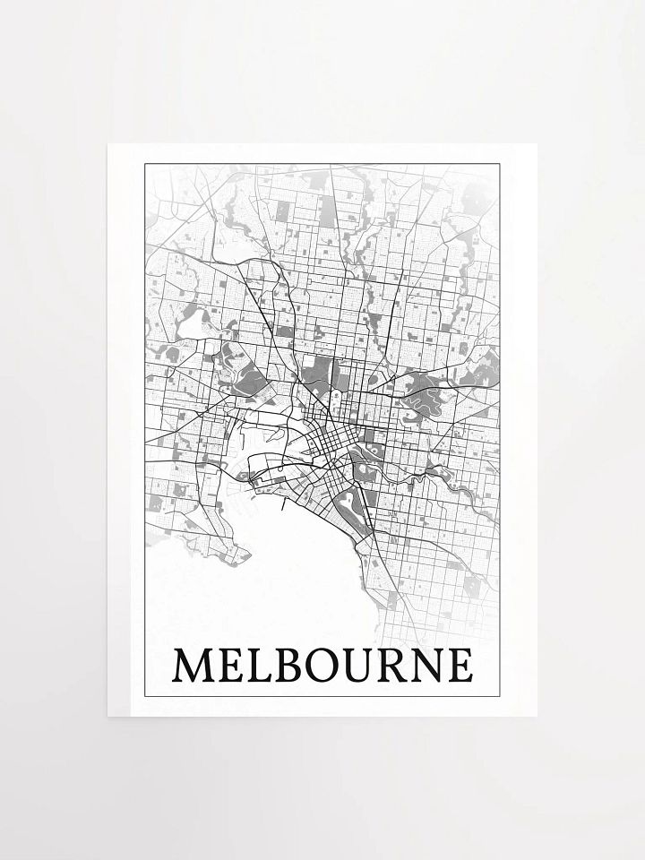 Melbourne, Australia, city map print product image (3)