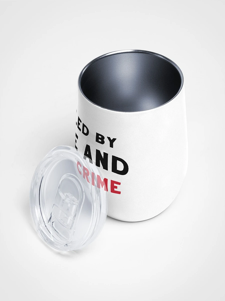 Fueled By True Crime Wine Tumbler product image (3)