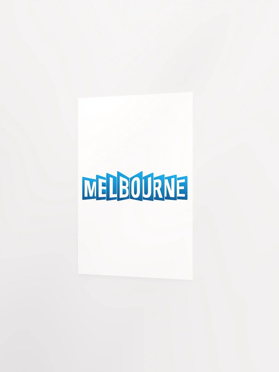 3D Melbourne Blue Poster product image (20)
