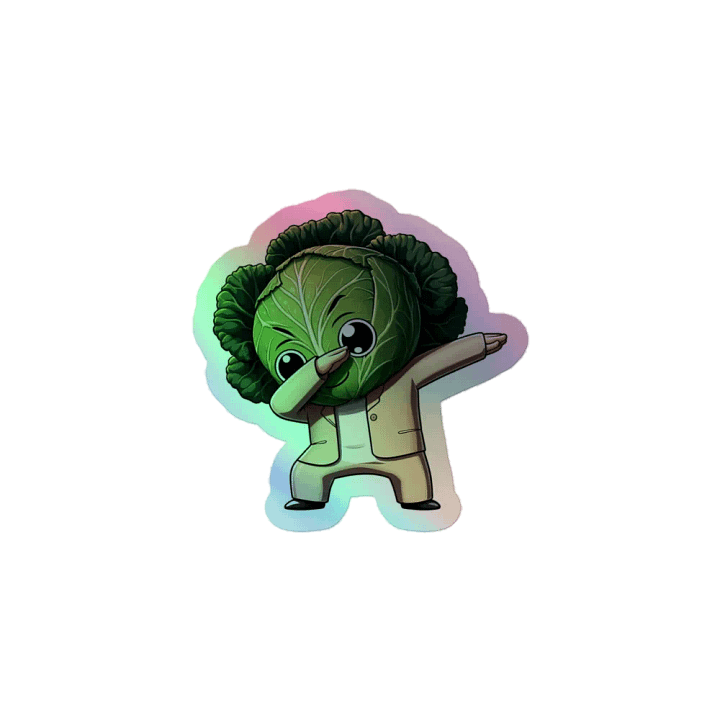 Cabbage Couture Holographic Sticker Set product image (1)