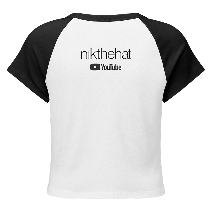 Bella+Canvas Women’s Micro Rib Raglan Baby Tee • nik the hat product image (2)