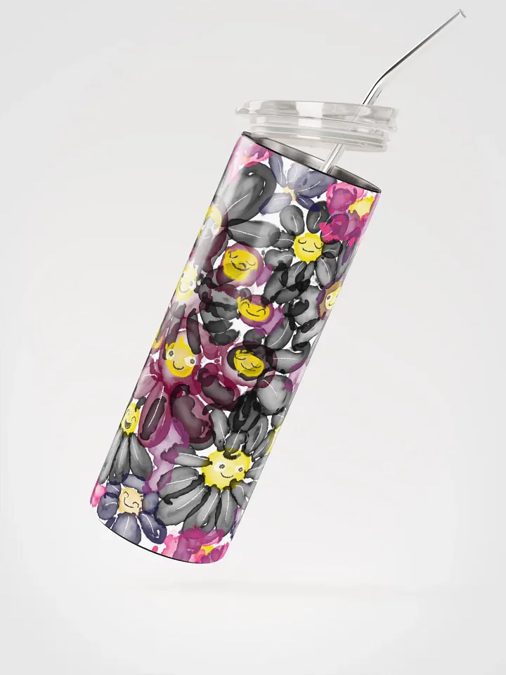 Smiling Faces Stainless Steel Tumbler product image (2)