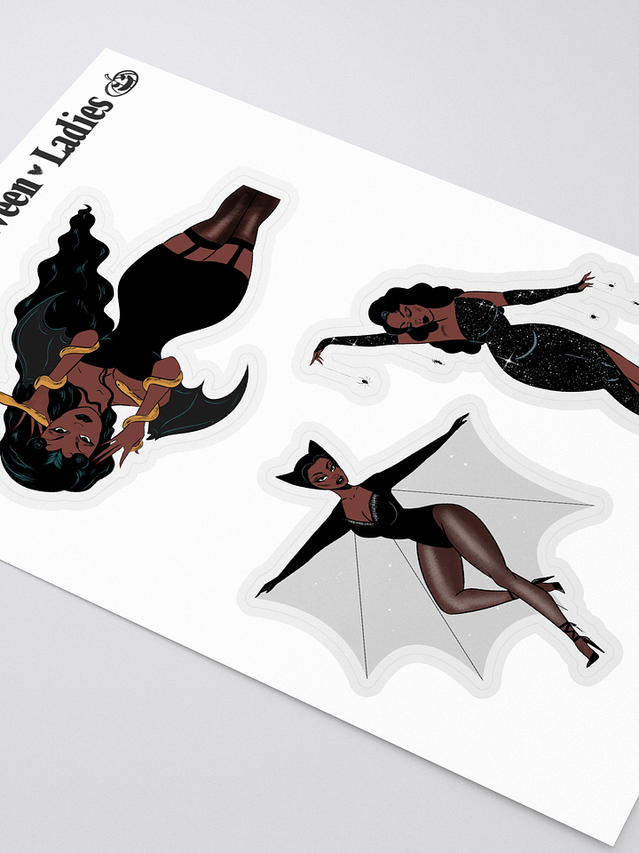 Vintage Halloween Ladies Sticker Sheet product image (2)