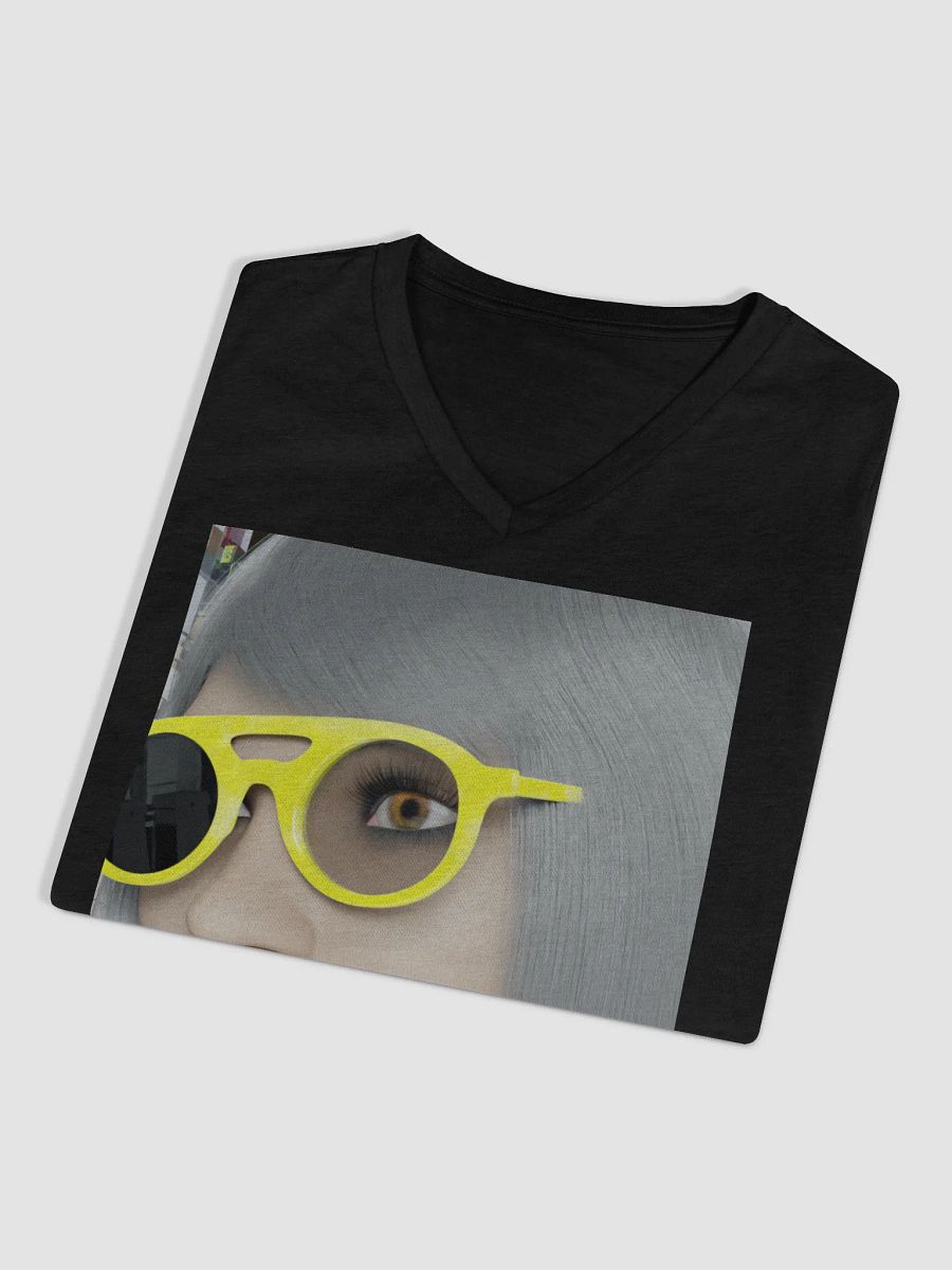 Chic Gray Hair Character Women's V-Neck T-Shirt product image (26)