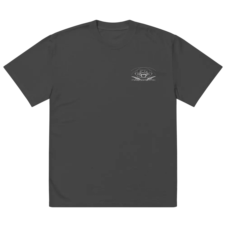 Fight Hard Earn Respect - Embroidered - Premium Oversized Faded T-Shirt product image (3)