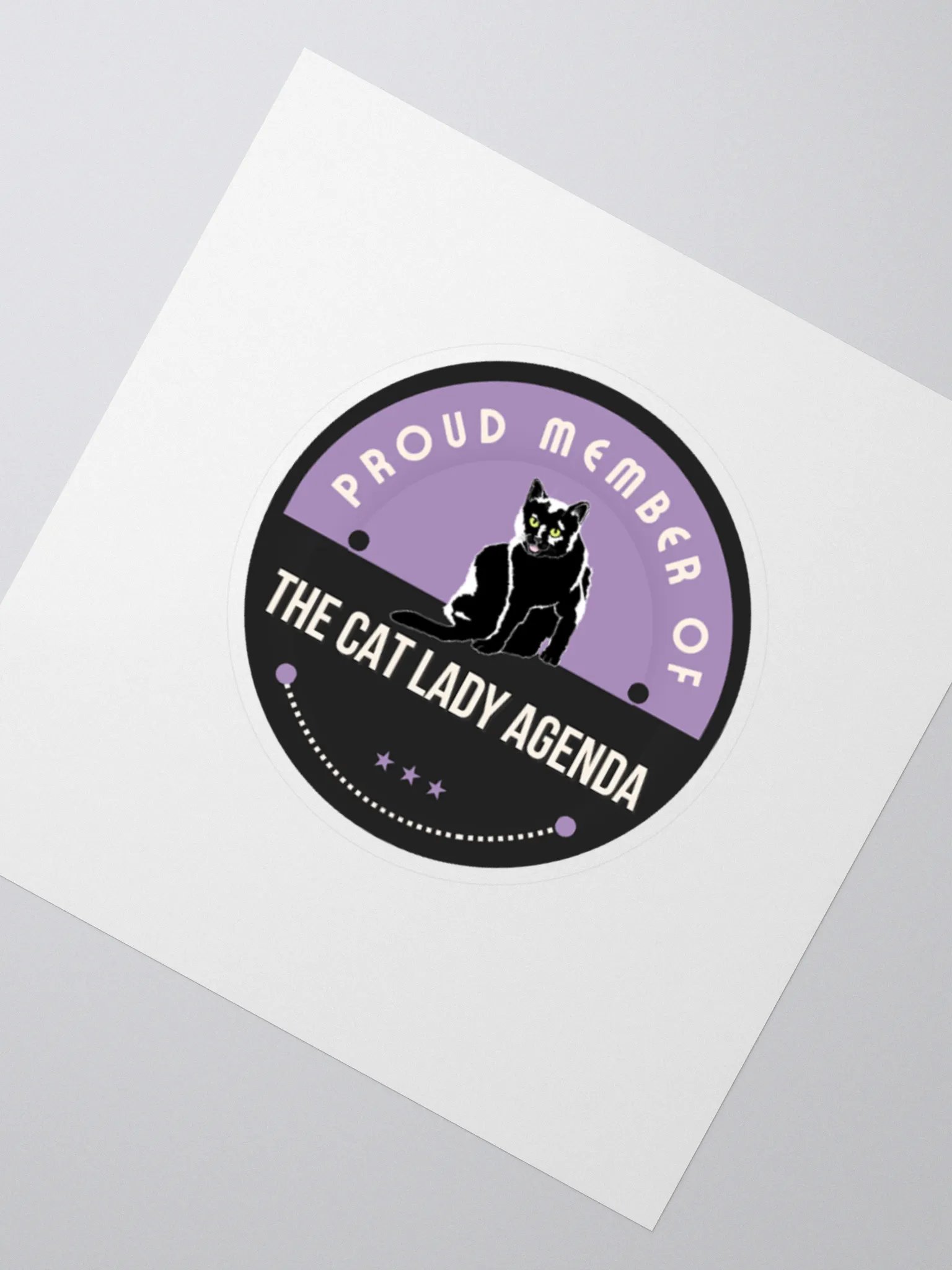 Cat Lady Agenda: A Feminist Sticker product image (5)