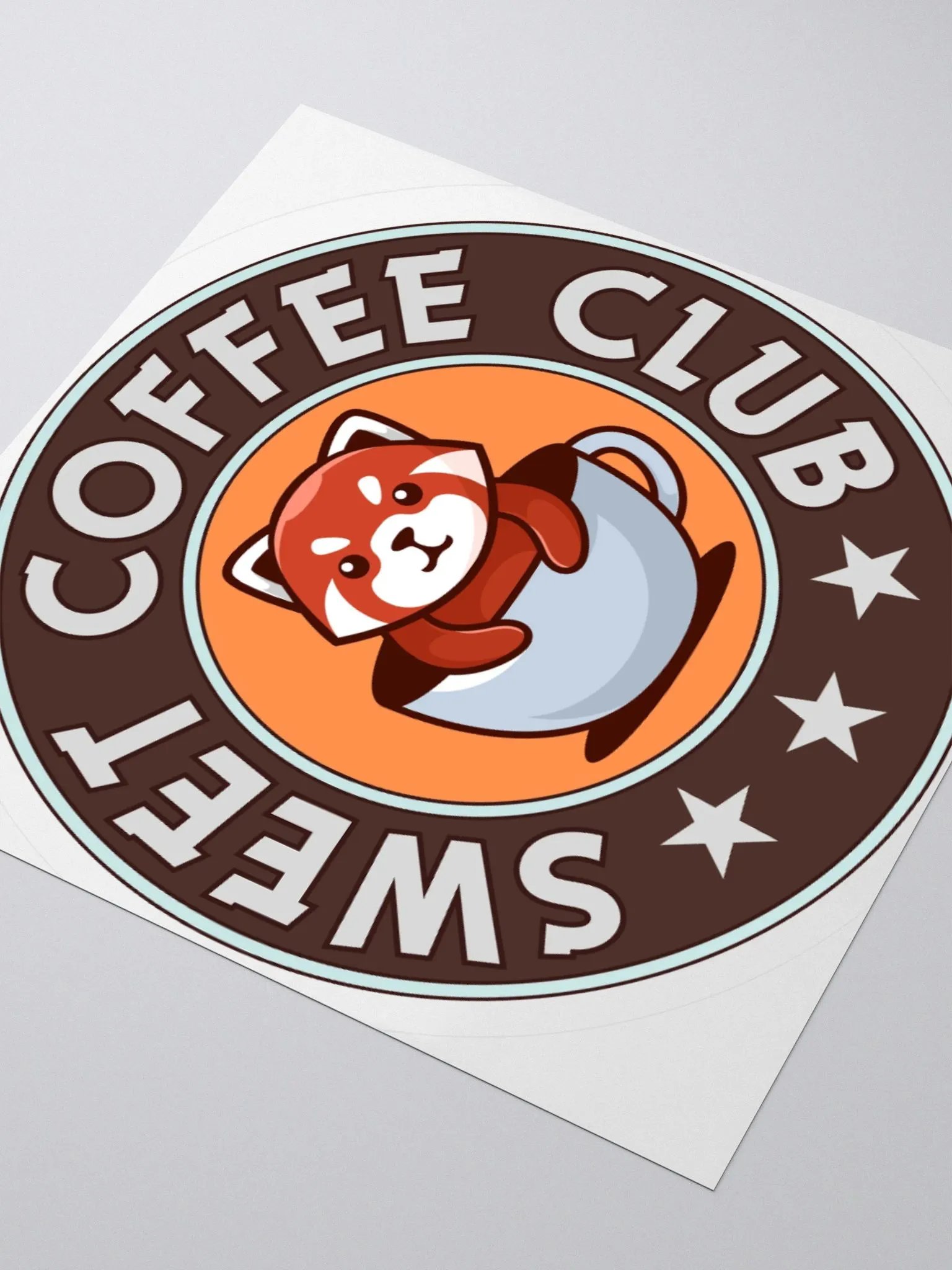 Sweet Coffee Club Red Panda Stickers product image (10)