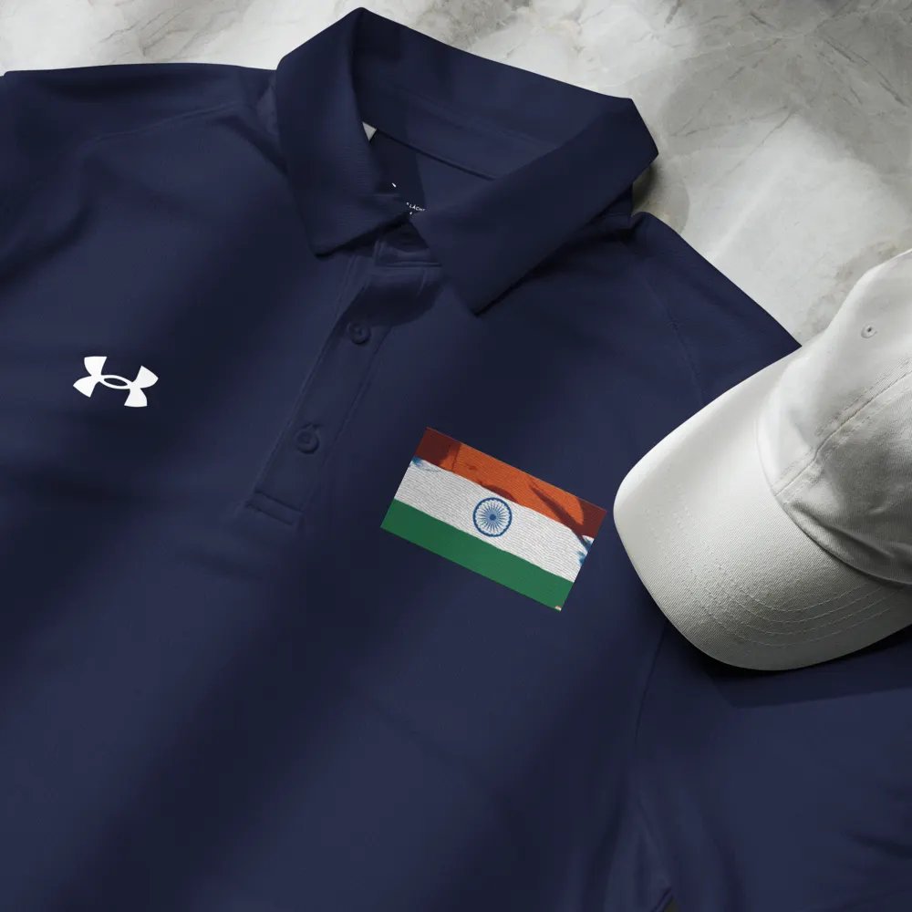 Saffron Wheel Men's Polo product image (5)