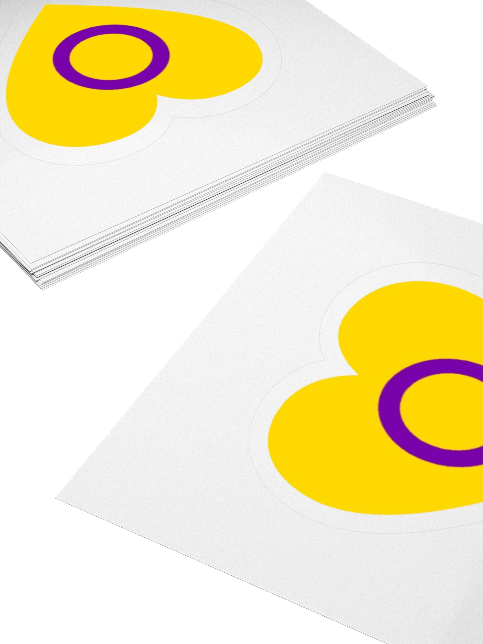 Intersex Heart Sticker product image (8)
