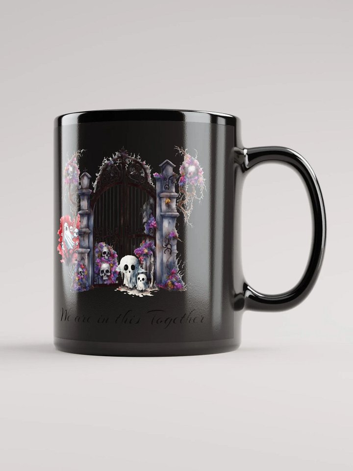 Skull Gate Black Glossy Mug product image (2)