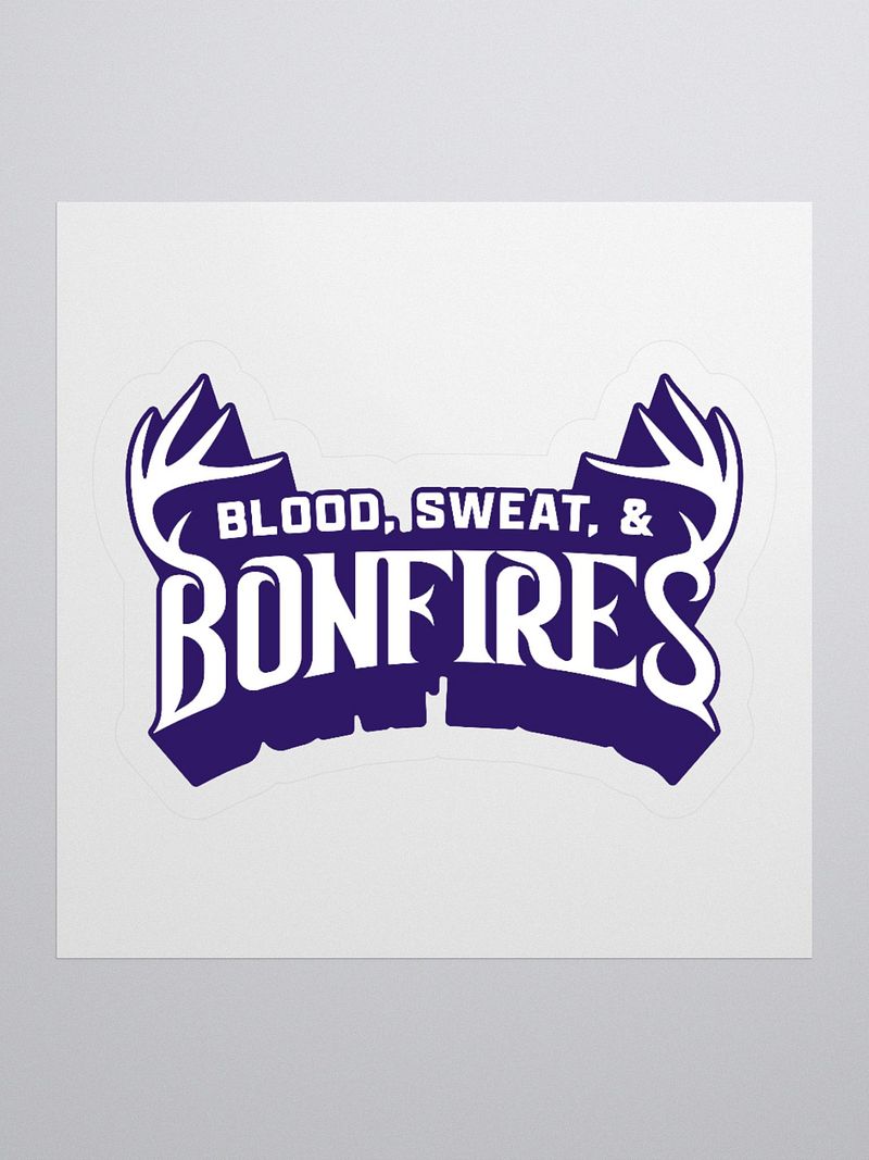 Antler Sticker - Purple