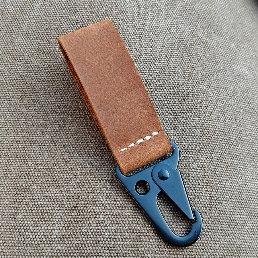 MEEBOY Handmade Leather Key Chains, Carabiner Keys with Double Button product image (5)