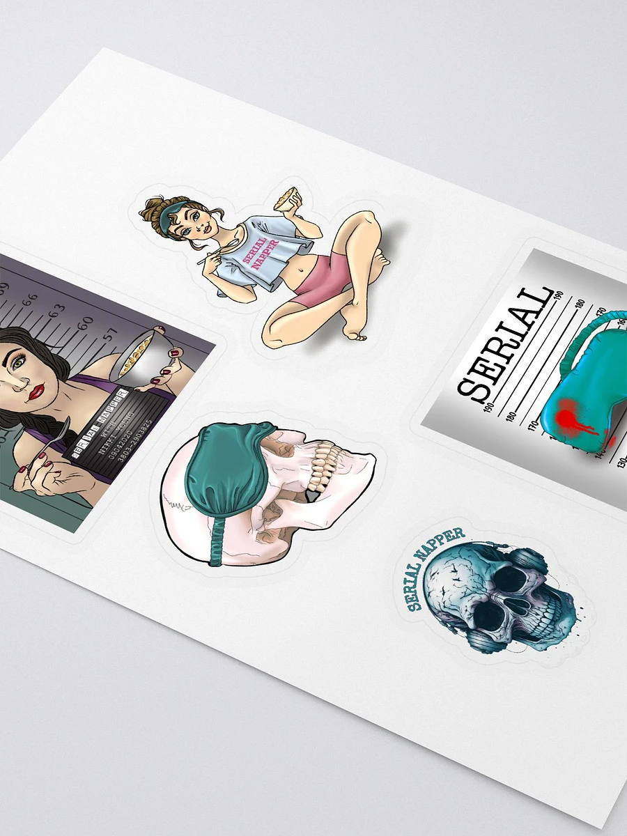 Serial Napper Sticker Sheet product image (2)