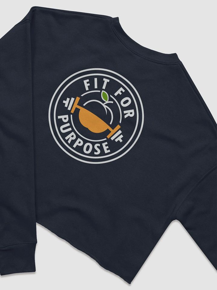 Premium Fleece Crop Sweat (White Logo) product image (1)