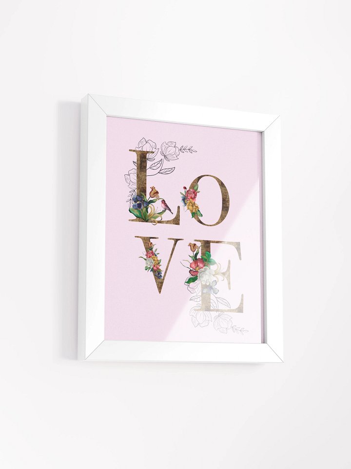 Floral Love Framed Poster product image (2)
