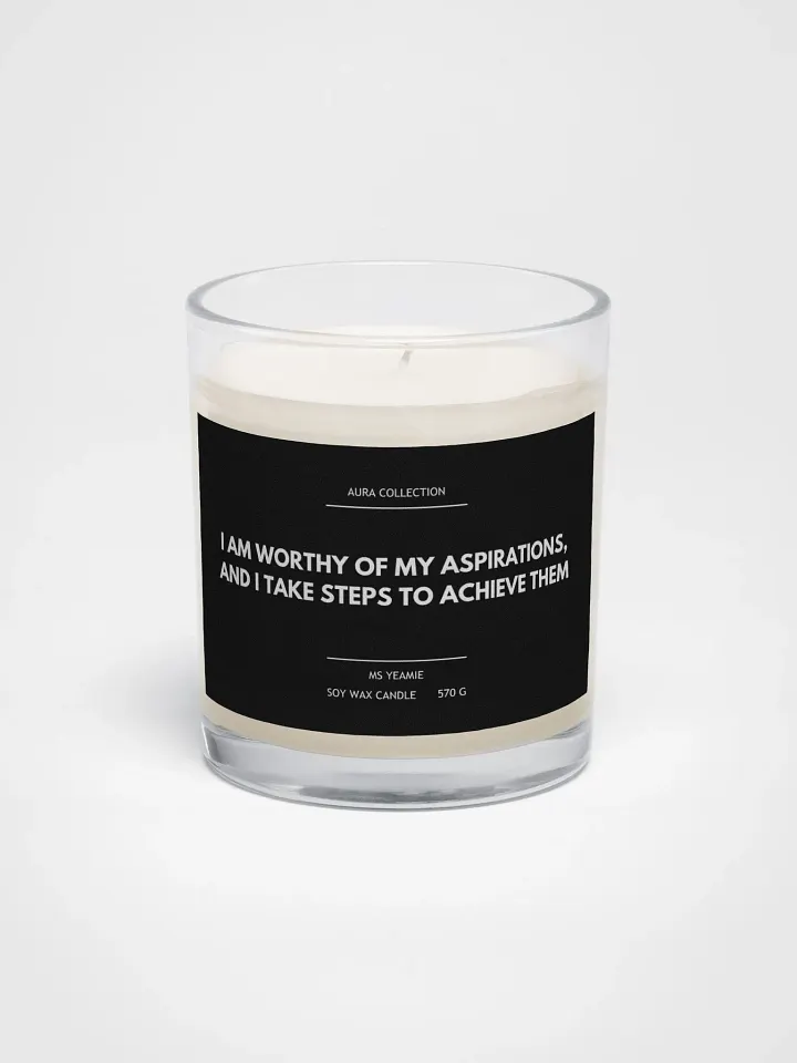 Aura Collection: I Am Worthy Soy Wax Candle product image (1)
