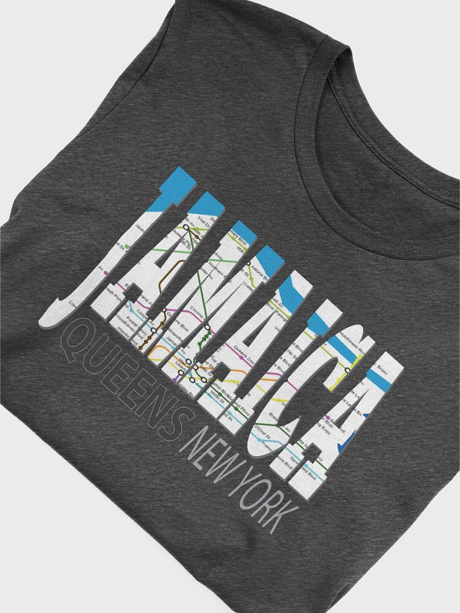Fun Cool Jamaica Queens New York with Subway Map T-Shirt product image (5)
