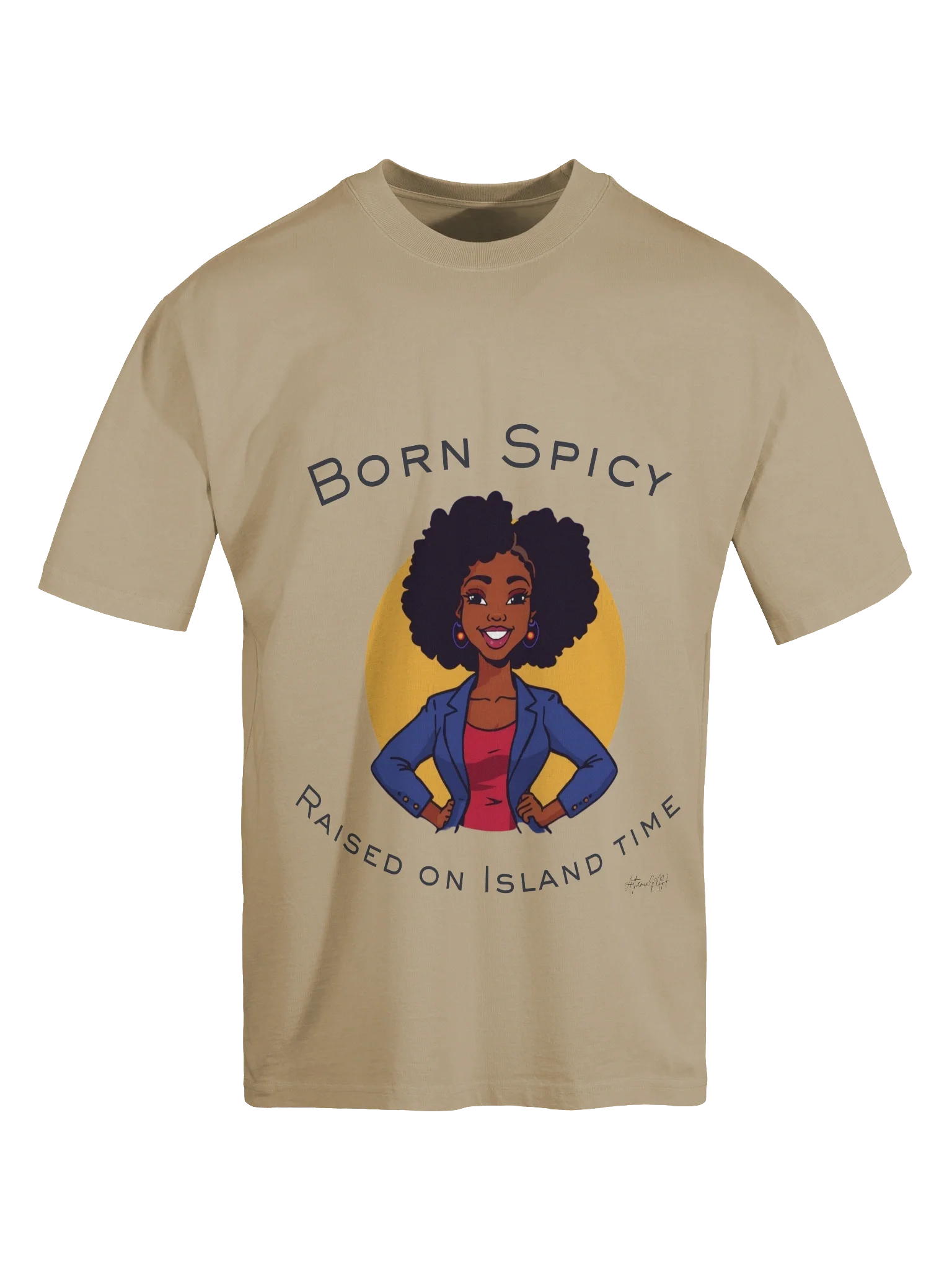 Spicy Island Vibes Oversized Tee product image (18)