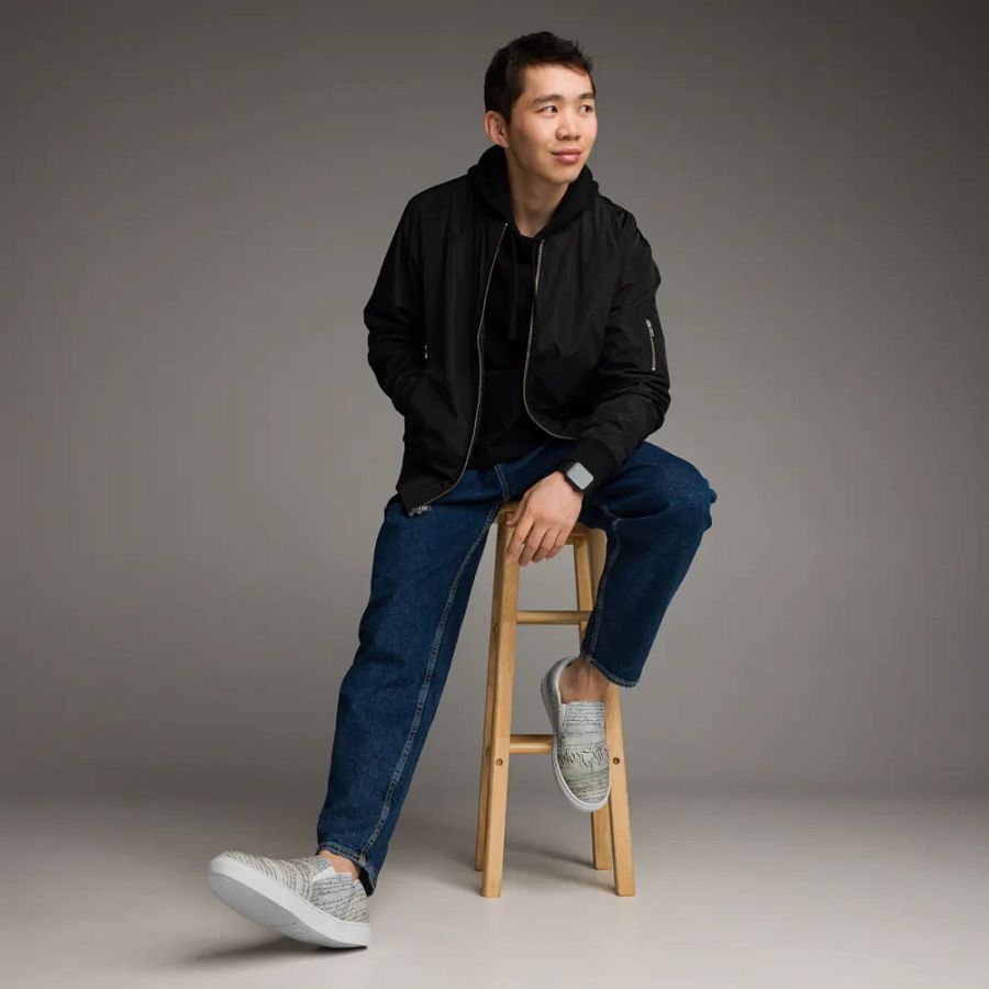 "Composition" Men's Canvas Shoes product image (6)
