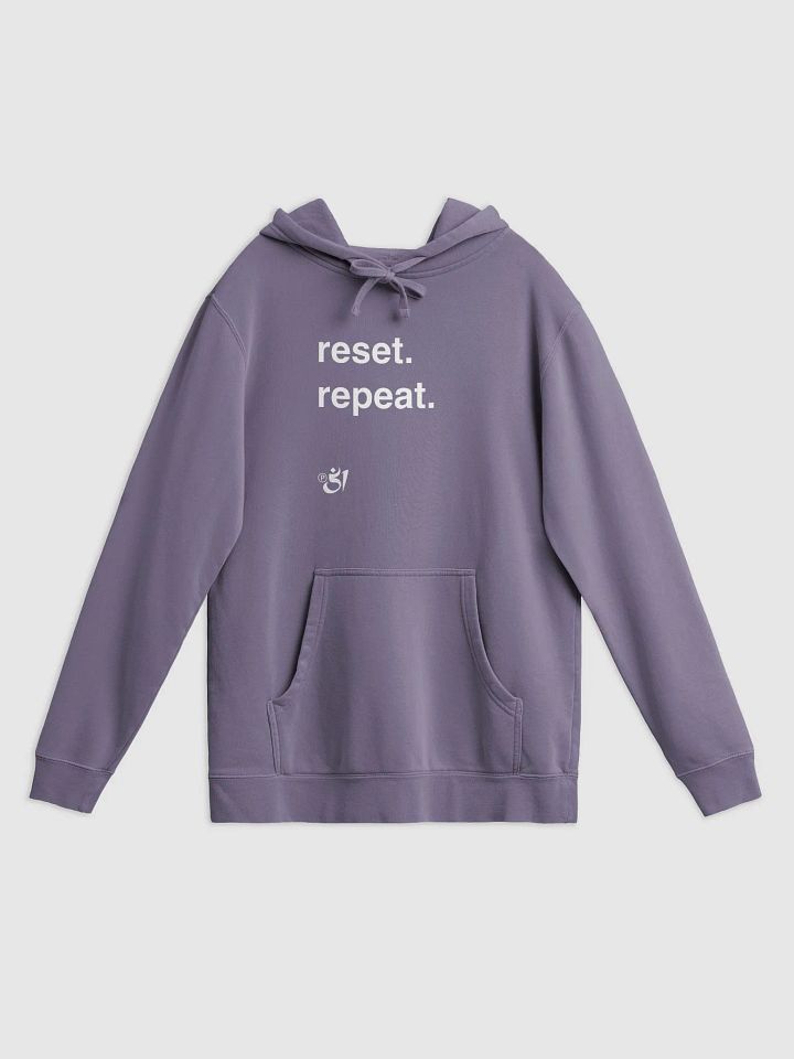 reset. repeat. hoodie product image (1)