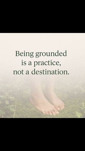 Being grounded is a practice, not a destination.
You return to it breath by breath, moment by moment.
Stay rooted, stay prese...