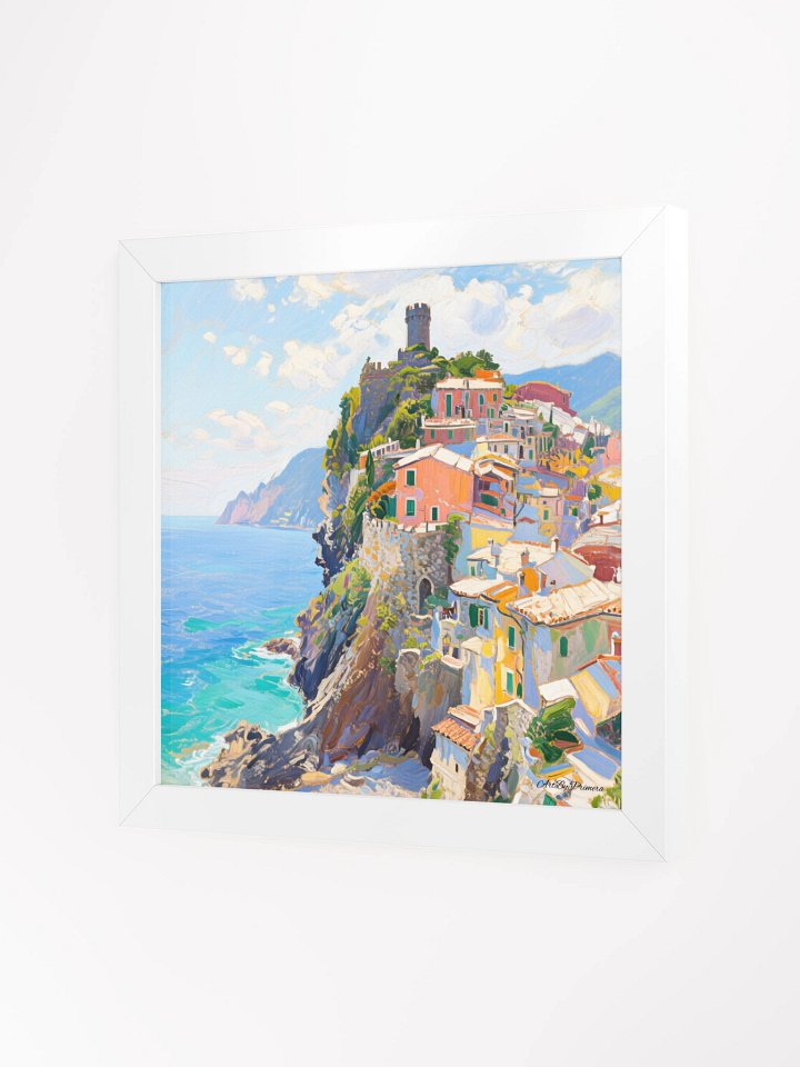 Vernazza Castle Hill View - Framed Poster product image (9)
