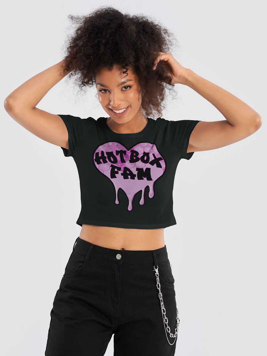 HOT BOX FAM PINK LOGO CROP TOP product image (9)