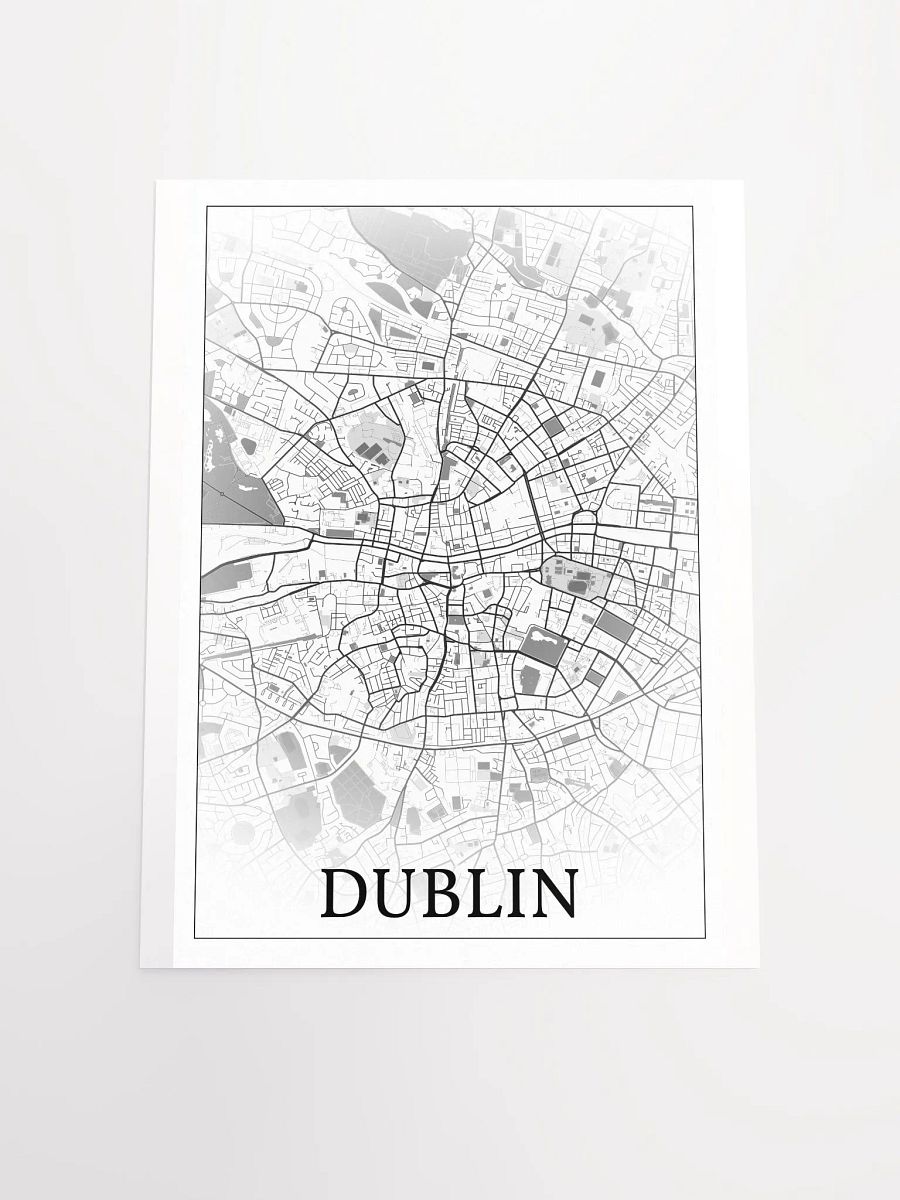 Dublin, Éire, city map print product image (18)