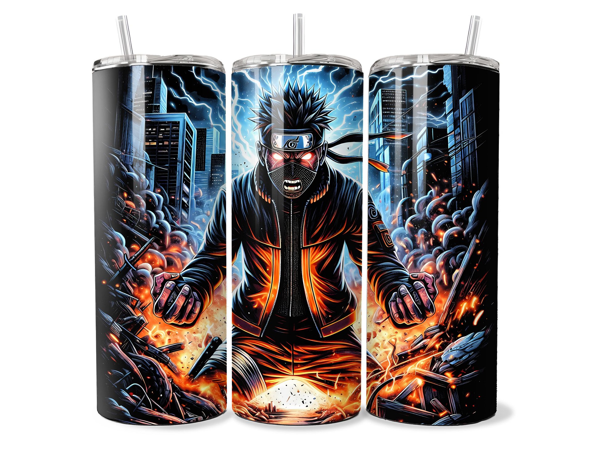 Naruto Uzumaki Rampage Tumbler - 20oz Stainless Steel product image (1)