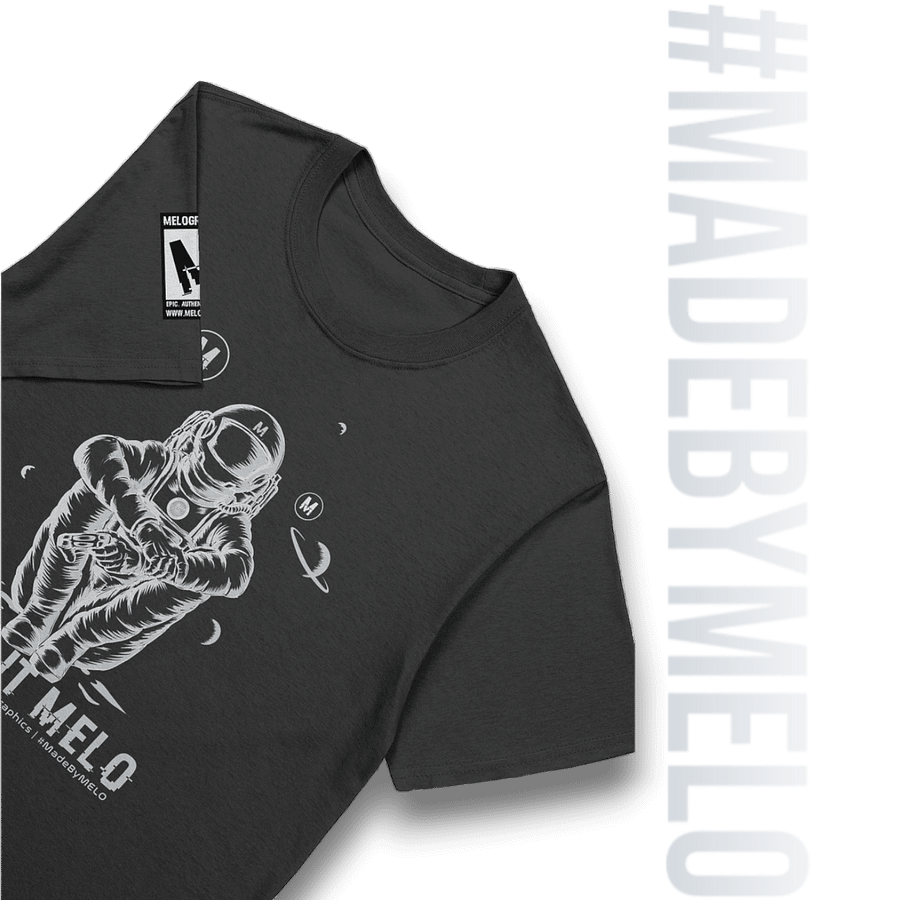 #MeloCrew Vibes: White - Basic T-Shirt | #MadeByMELO product image (2)