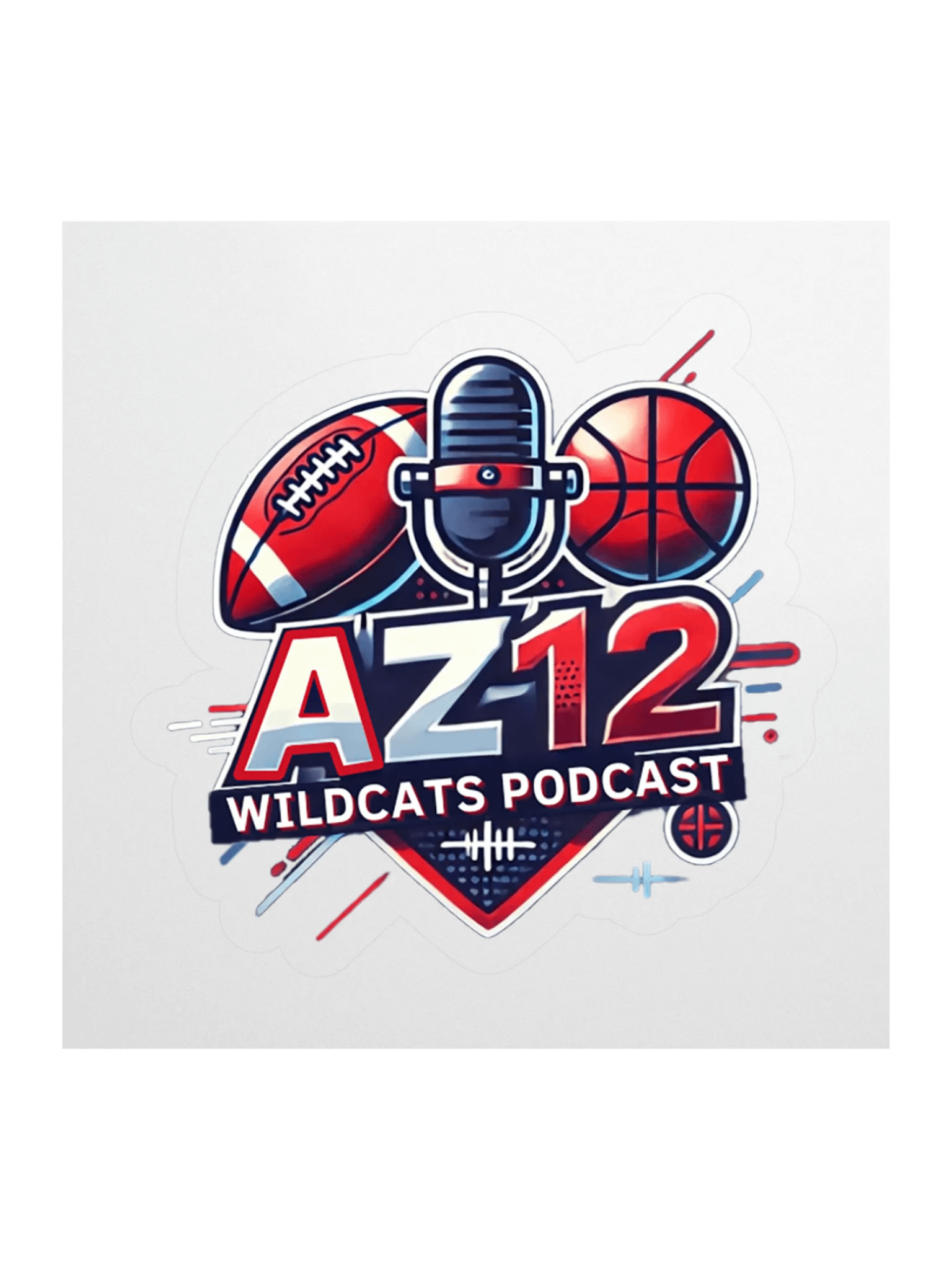 AZ12 Podcast Stickers product image (2)