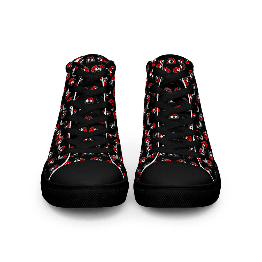 KittyPat's Ladybug Black High Tops product image (3)