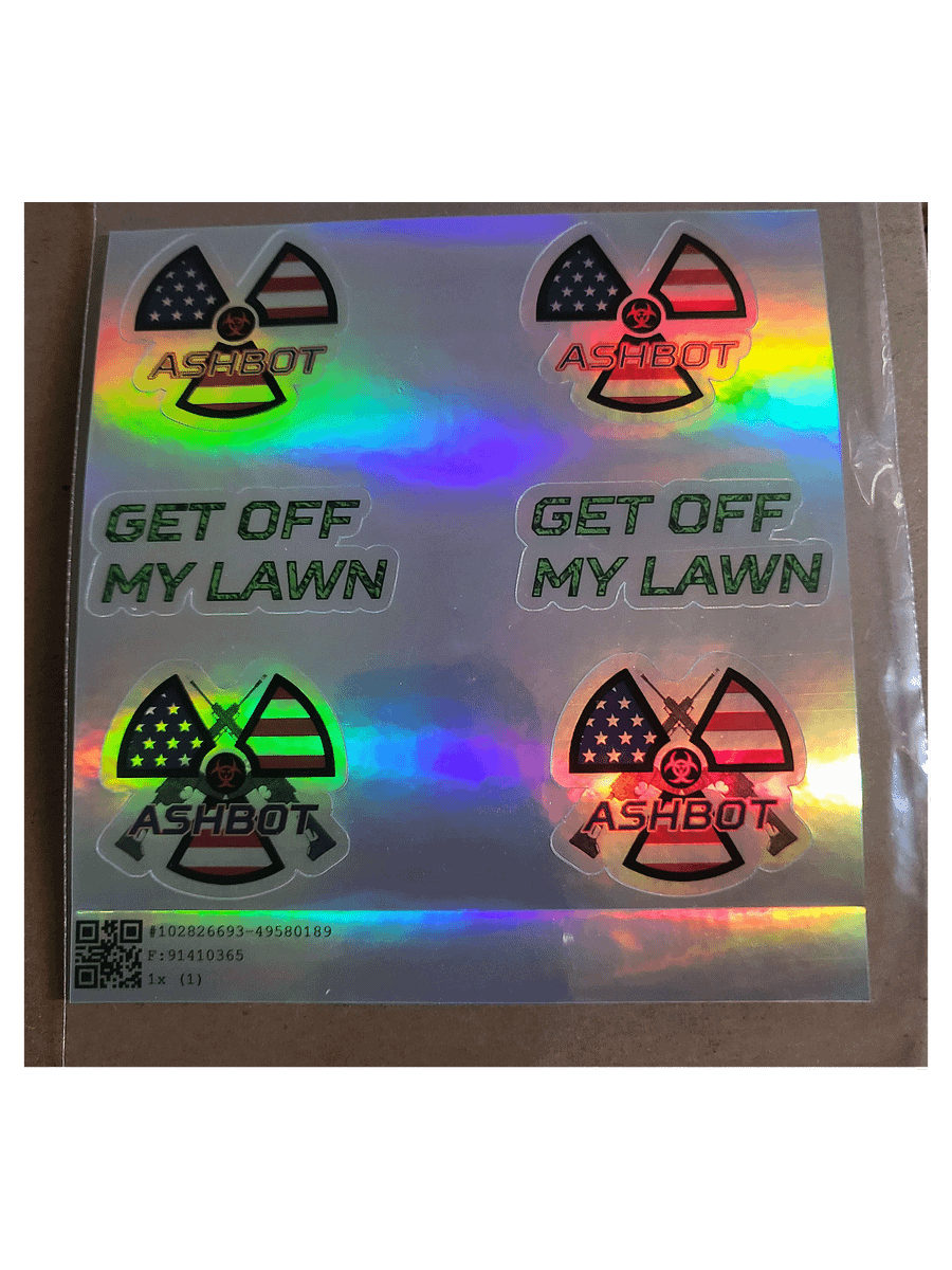 ASHBOT LOGO Holographic Sticker product image (7)