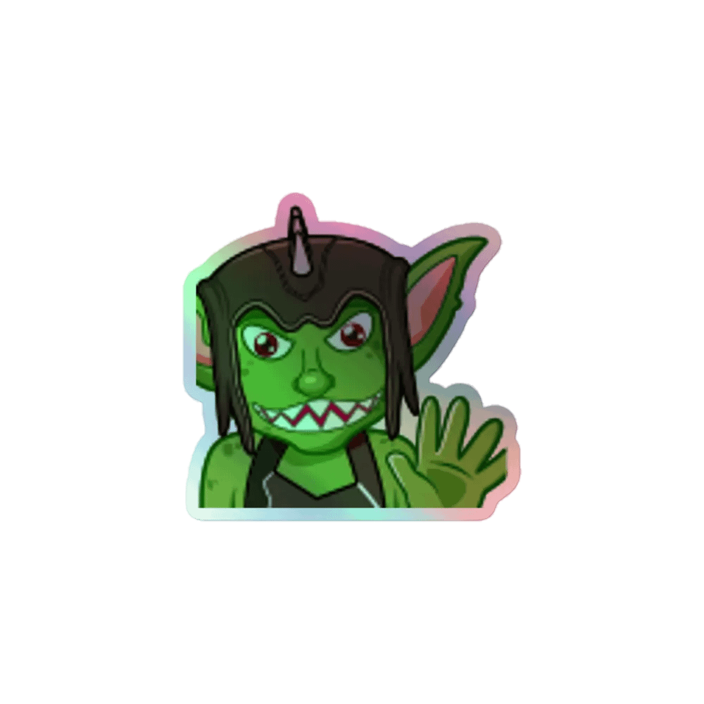 Hi Holographic Sticker product image (1)