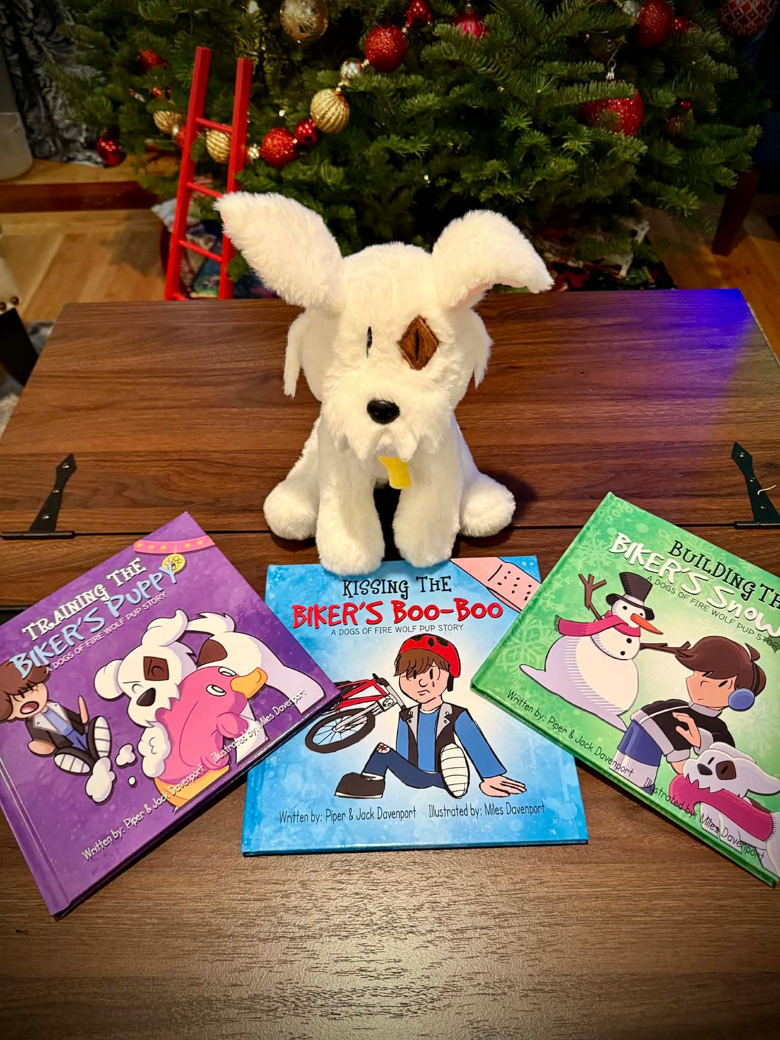 Wolf Pup Children's Book Set with Patches the Puppy Plush Toy product image (1)