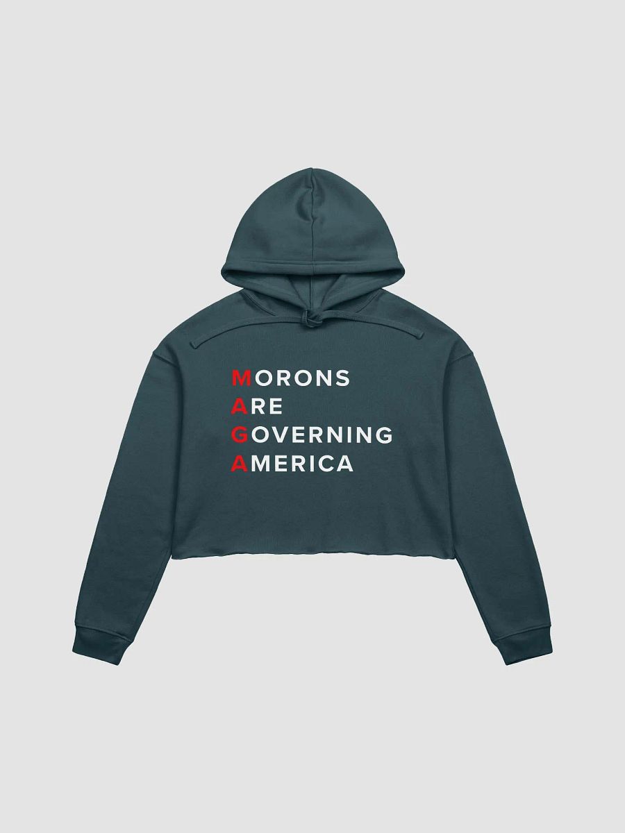 MAGA Morons Crop Hoodie product image (4)