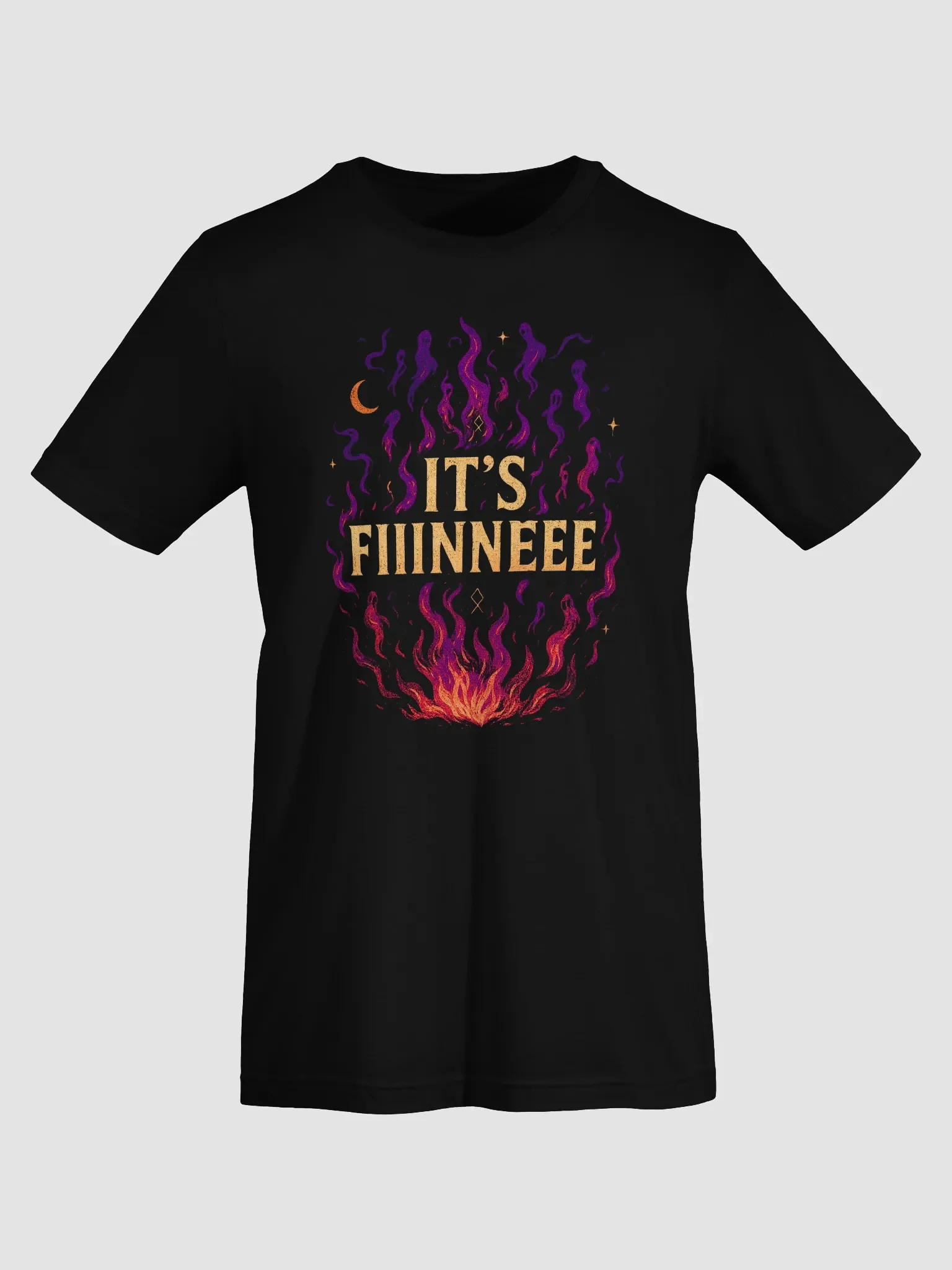 "It’s Fiiinnneee" Chaos Tee product image (3)
