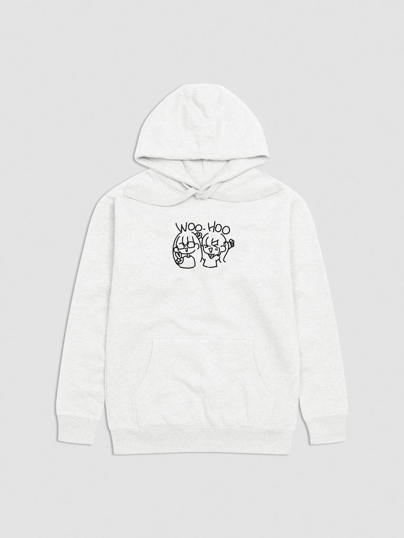 Woo-Hoo Hoodie (white) product image (2)