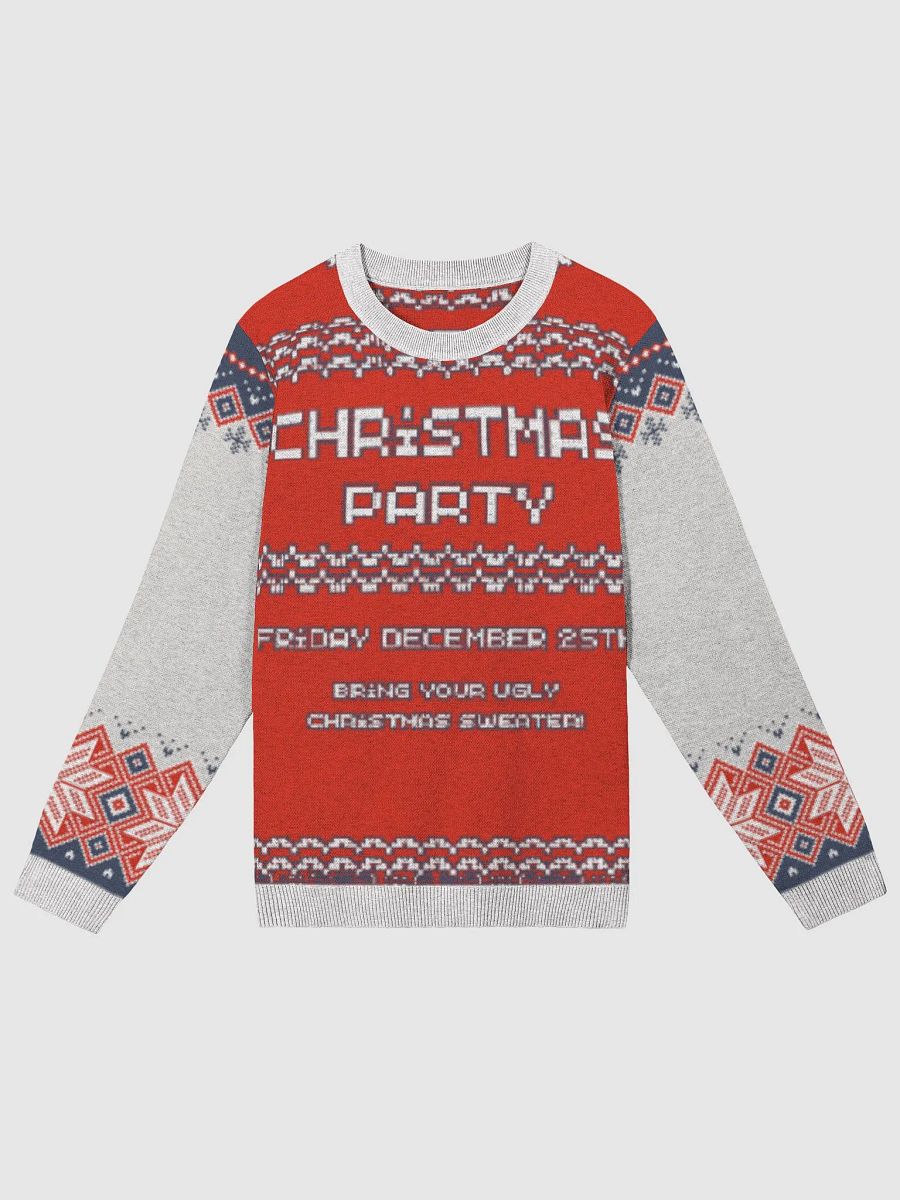 Ugly Christmas Sweater Digital Design Template product image (3)