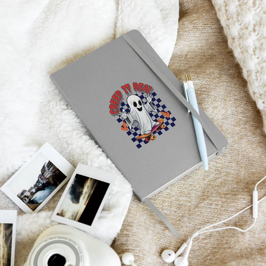 Creep It Real Skateboarding Spirit Hardcover Notebook product image (9)