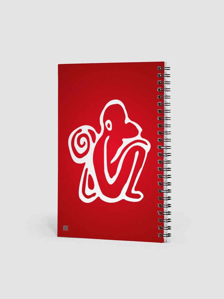 Whimsical New Monkey Spiral Notebook product image (2)