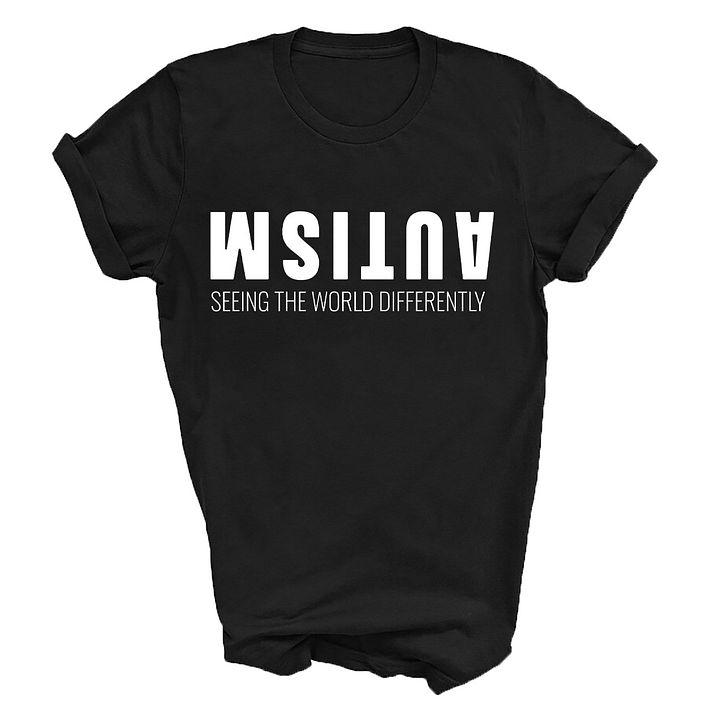 Autism Seeing The World Differently Tshirt product image (1)