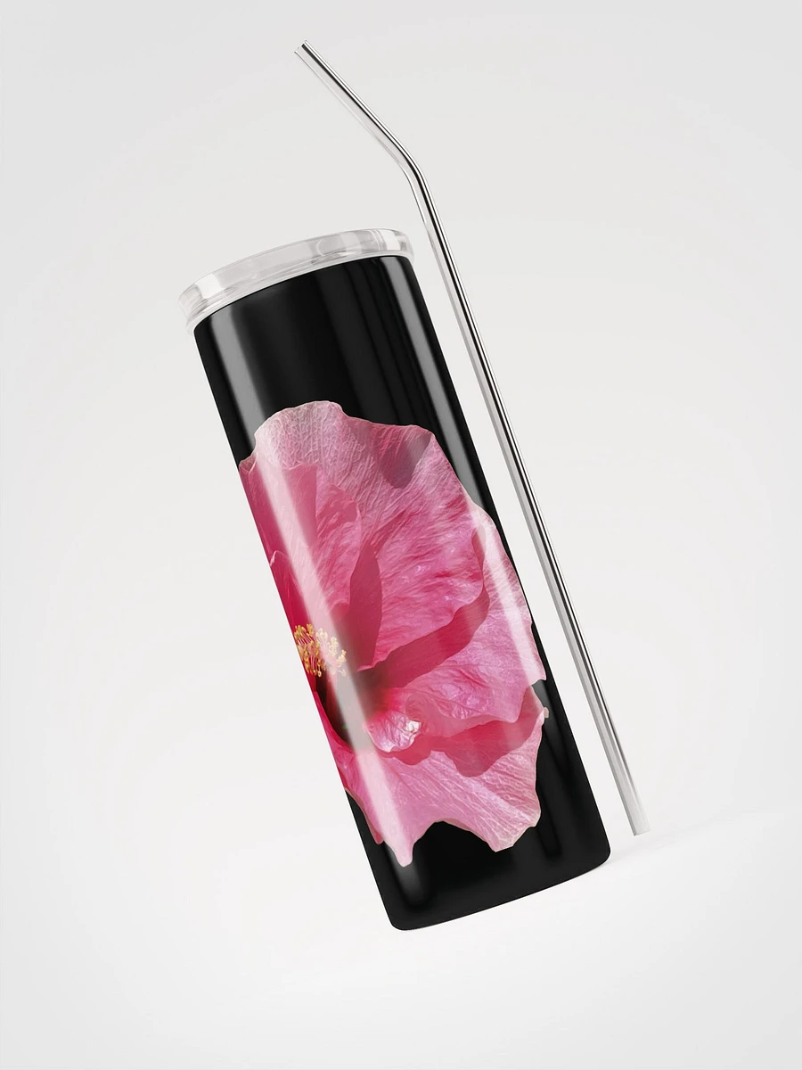 Miniaday Designs Pink Hibiscus Stainless Steel Tumbler product image (3)